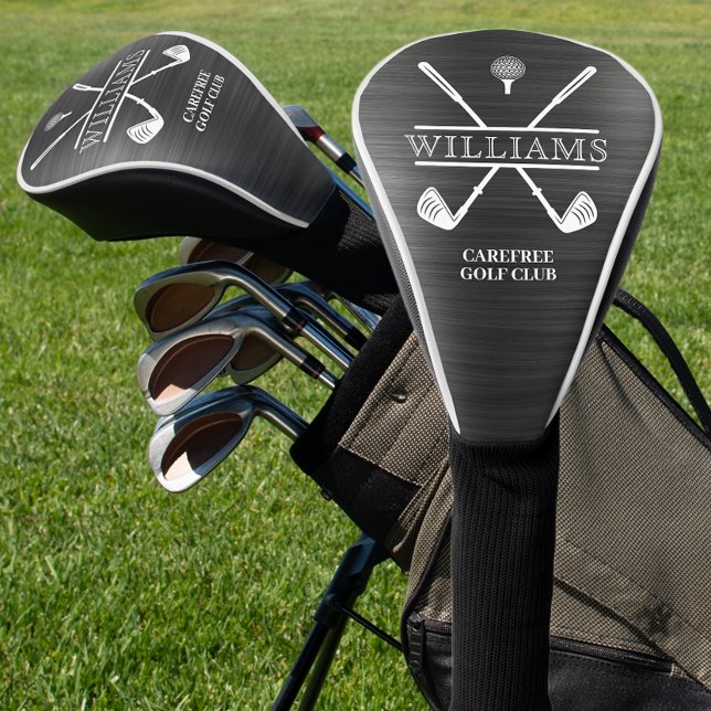 Couvre-club De Golf Nom du joueur du club de golf classique (Créateur téléchargé)