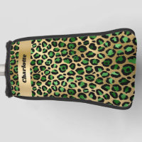 Nom du motif du guépard vert émeraude léopard