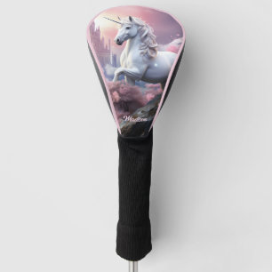 Couvre-club De Golf Nom personnalisé belle licorne