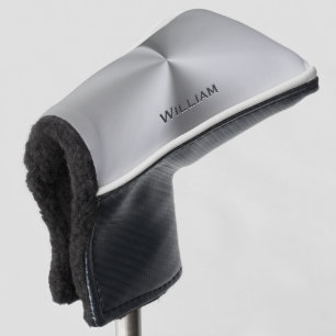 Couvre-club De Golf Nom personnalisé par métal balayé