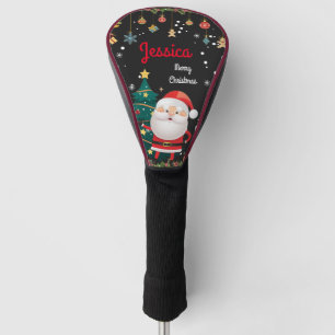 Couvre-club De Golf Nom Personnalisé Pour Votre Enfant, Noël Père Noël