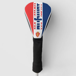 Couvre-club De Golf Norvège Drapeau magnifique patriotique