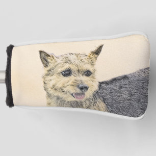Couvre-club De Golf Norwich Terrier Peinture - Cute Original Dog Art