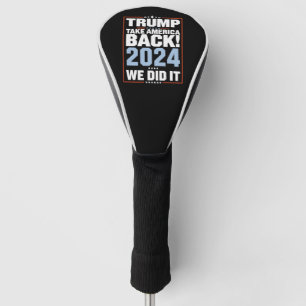 Couvre-club De Golf Nous l'avons fait Trump Drapeau USA Président 47 T