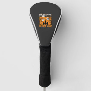 Couvre-club De Golf Nuit d'horreur d'Halloween Forêt Fantôme Rétro