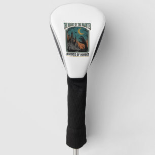 Couvre-club De Golf Nuit effrayante d'Halloween horreur vintage effray