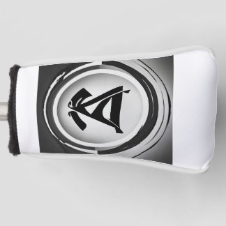 Couvre-club De Golf Oeil avec ceinture karaté noire, logo, noir et bla
