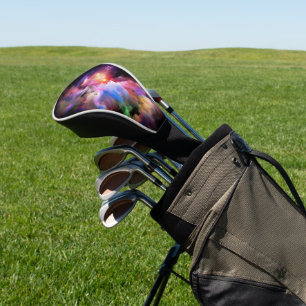 Couvre-club De Golf oeuvre d'art en nuage de SlipperyJoe abstraite vib