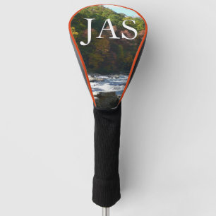 Couvre-club De Golf Ohiopyle River Rapids à l'automne Pennsylvanie Aut