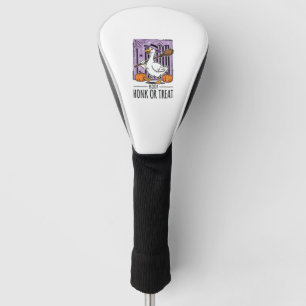 Couvre-club De Golf Oie de sorcière de Honk ou Treat Halloween