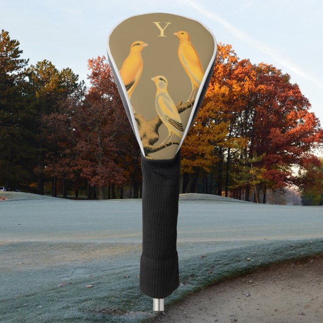 Couvre-club De Golf Oiseaux canaris du Yorkshire - (Créateur téléchargé)