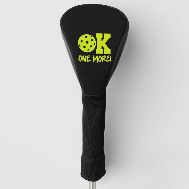 Couvre-club De Golf Ok encore - Pickleball (Devant)