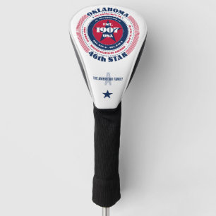 Couvre-club De Golf Oklahoma State Circle Custom Golf Head Cover