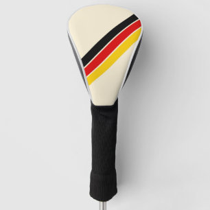 Couvre-club De Golf Old School Striped les années 70 80s Retro Racing 