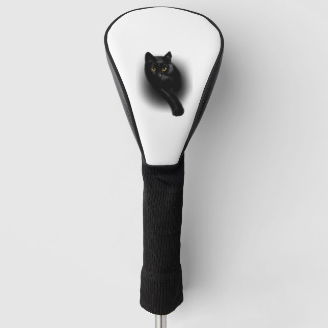 Couvre-club De Golf Ongles à limer Black Cat (Devant)