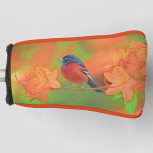 Couvre-club De Golf Orchard Oriole Songbird Peinture Oiseau original