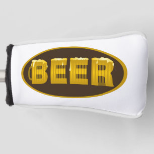Couvre-club De Golf Oval de la Mug de bière