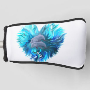 Couvre-club De Golf Paire de dauphins