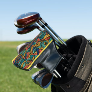 Couvre-club De Golf Paisley haché