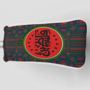 Couvre-club De Golf Palestine watermelon-Palestine Arabe mot"français"
