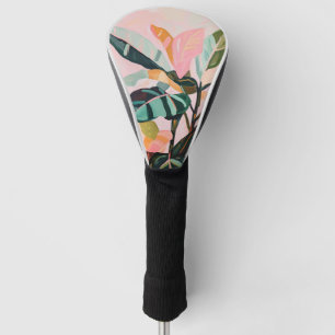 Couvre-club De Golf Palmier Feuille tropical Colorful Botanical
