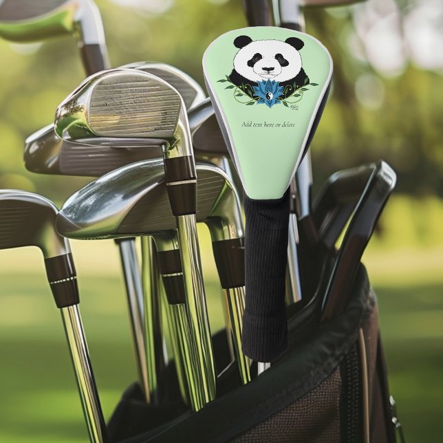 Couvre-club De Golf Panda Bear Lotus (Créateur téléchargé)