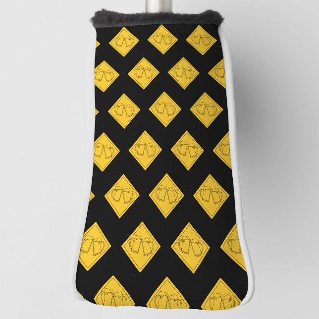 Couvre-club De Golf Panneau des Amoureux de Bière (Tourné à 90°)