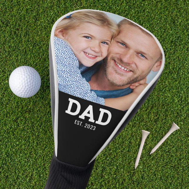 Couvre-club De Golf Papa a établi une photo de script moderne (Créateur téléchargé)