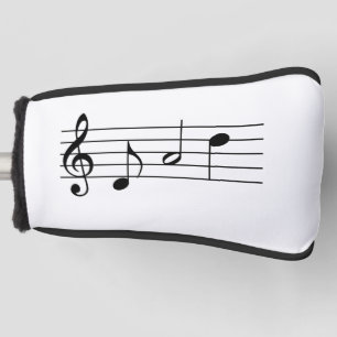 Couvre-club De Golf Papa épelé dans Music Notes