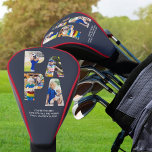 Couvre-club De Golf PAPA Photo Collage Lettre découpée Conducteur<br><div class="desc">PAPA photo chauffeur de golf couverture, personnalisée avec 4 de vos photos préférées et votre message personnalisé. Ce design a une typographie découpée de lettre photo formant le mot "PAPA" et le modèle photo créera cela pour vous automatiquement. Si vous rencontrez des problèmes avec l'affichage de vos images, essayez de...</div>