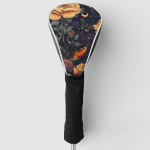 Couvre-club De Golf Papillon Vintage Fleur Sauvage (2)