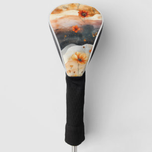 Couvre-club De Golf Papillon Vintage Fleur Sauvage (4)