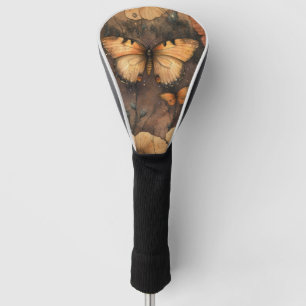 Couvre-club De Golf Papillon Vintage Fleur Sauvage (8)