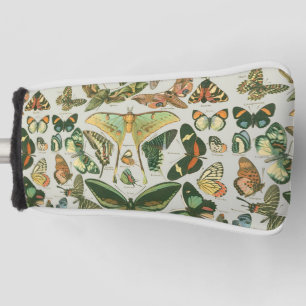 Couvre-club De Golf Papillons Vintages papillons d'antiquités Art