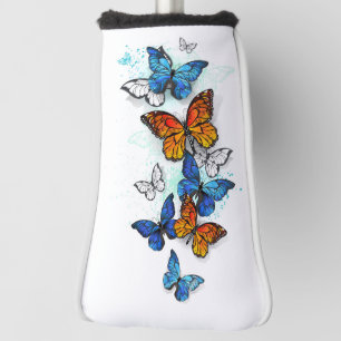 Couvre-club De Golf Papillons volants Morpho et Monarch