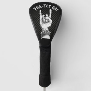 Couvre-club De Golf Par Tee On Horns Up