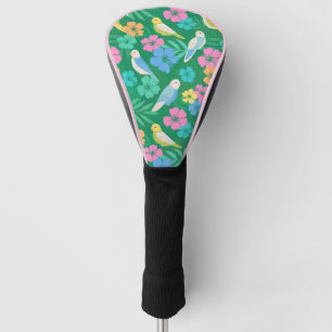 Couvre-club De Golf Parakeet & Palms Tropical Golf Head Cover