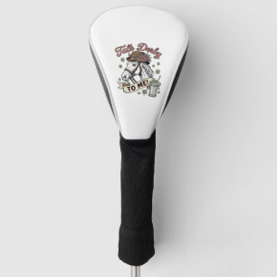 Couvre-club De Golf Parle Derby à Moi Cheval Mint Julep Vintage Chemis
