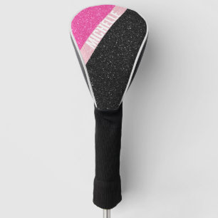 Couvre-club De Golf Parties scintillant étincelante monogramme bloc c
