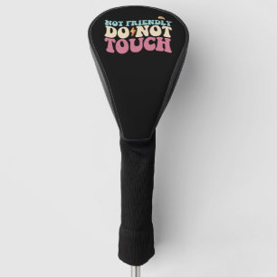 Couvre-club De Golf Pas amical Ne pas toucher Drôle Introverti