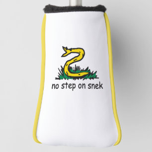 Couvre-club De Golf Pas de pas sur les mèmes de snek parodie de Gadsde