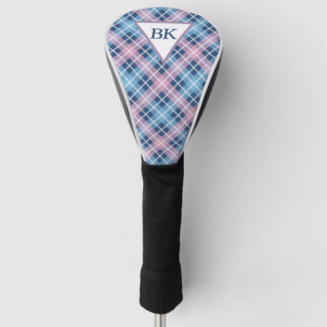 Couvre-club De Golf Pastel Plaid (Devant)