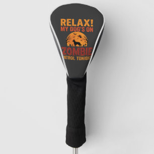 Couvre-club De Golf Patrouille de Chien Zombie Halloween