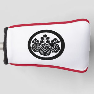 Couvre-club De Golf Paulownia avec 5-3 fleurs en cercle