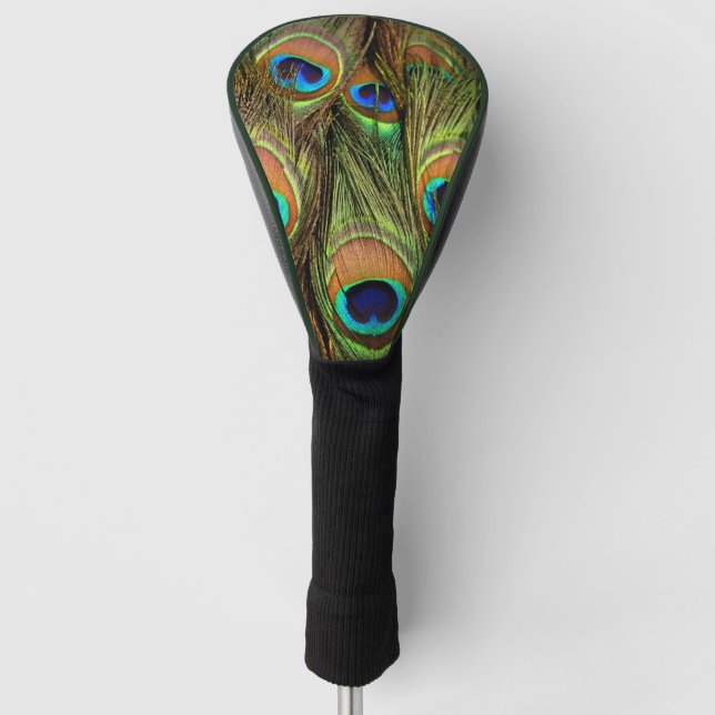 Couvre-club De Golf Peacock Feathers Golf Head Cover (Devant)