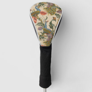 Couvre-club De Golf Peacock Motif vintage Art coloré
