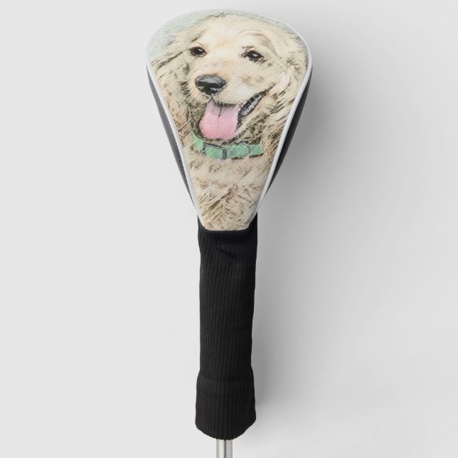 Couvre-club De Golf Peinture à la boule de Cocker Spaniel - Art origin (Devant)