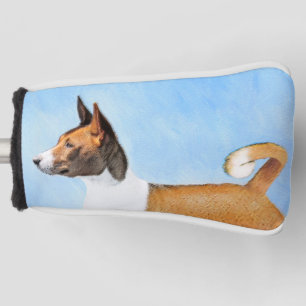 Couvre-club De Golf Peinture Basenji - Belle Art Original