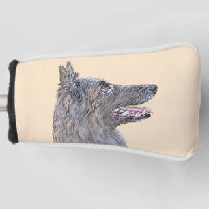 Couvre-club De Golf Peinture belge Tervuren - Cute Original Chien Art