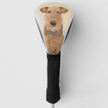 Couvre-club De Golf Peinture d&#39;Airedale Terrier - Cute Art Original